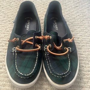 Plaid Sperry top sider